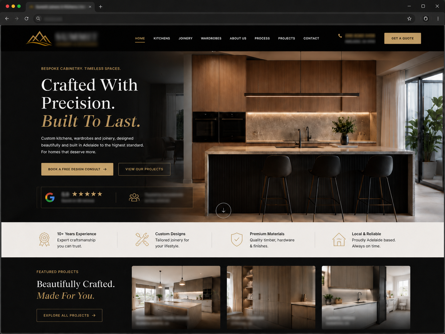 Client website preview