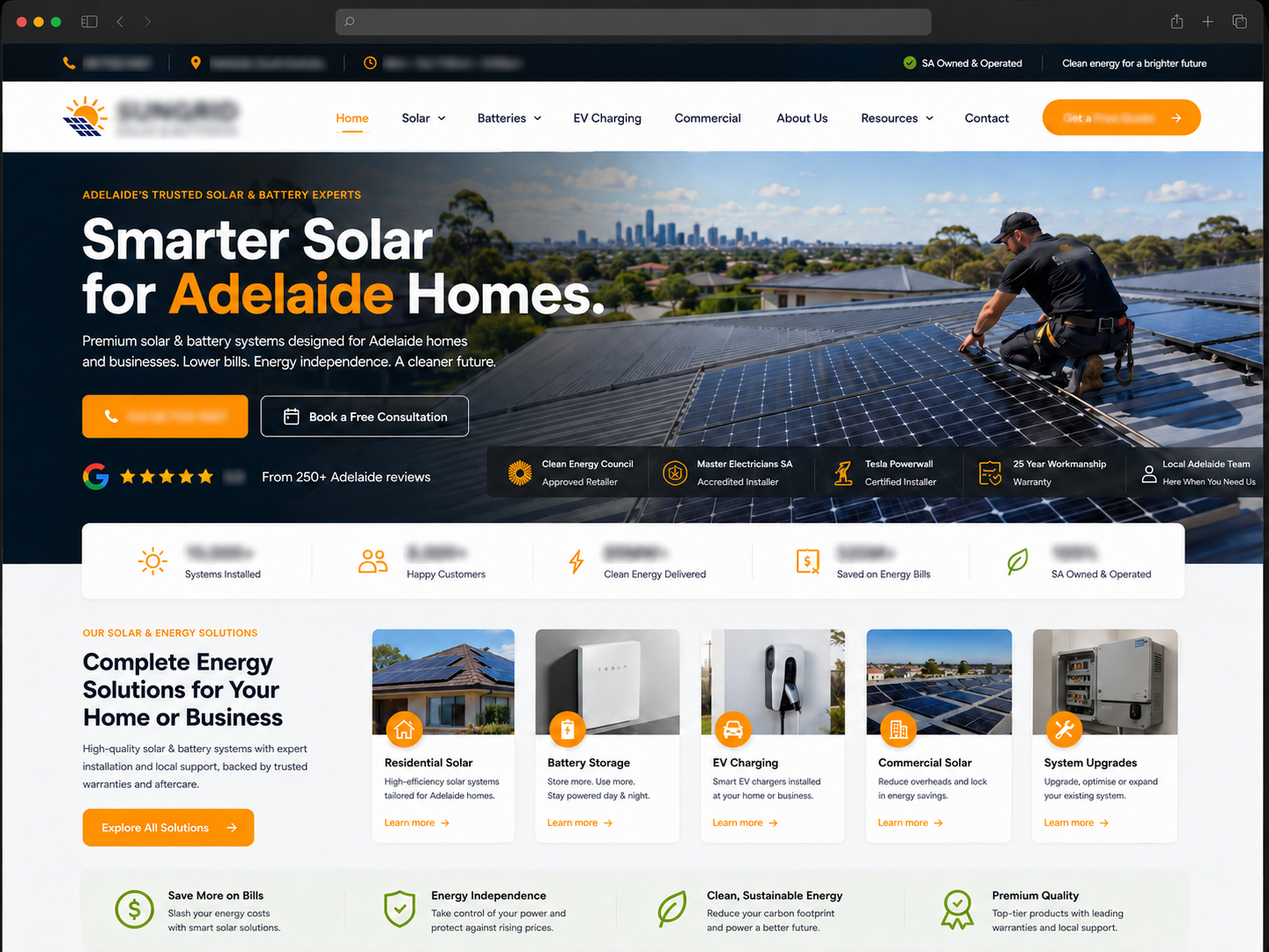 Client website preview