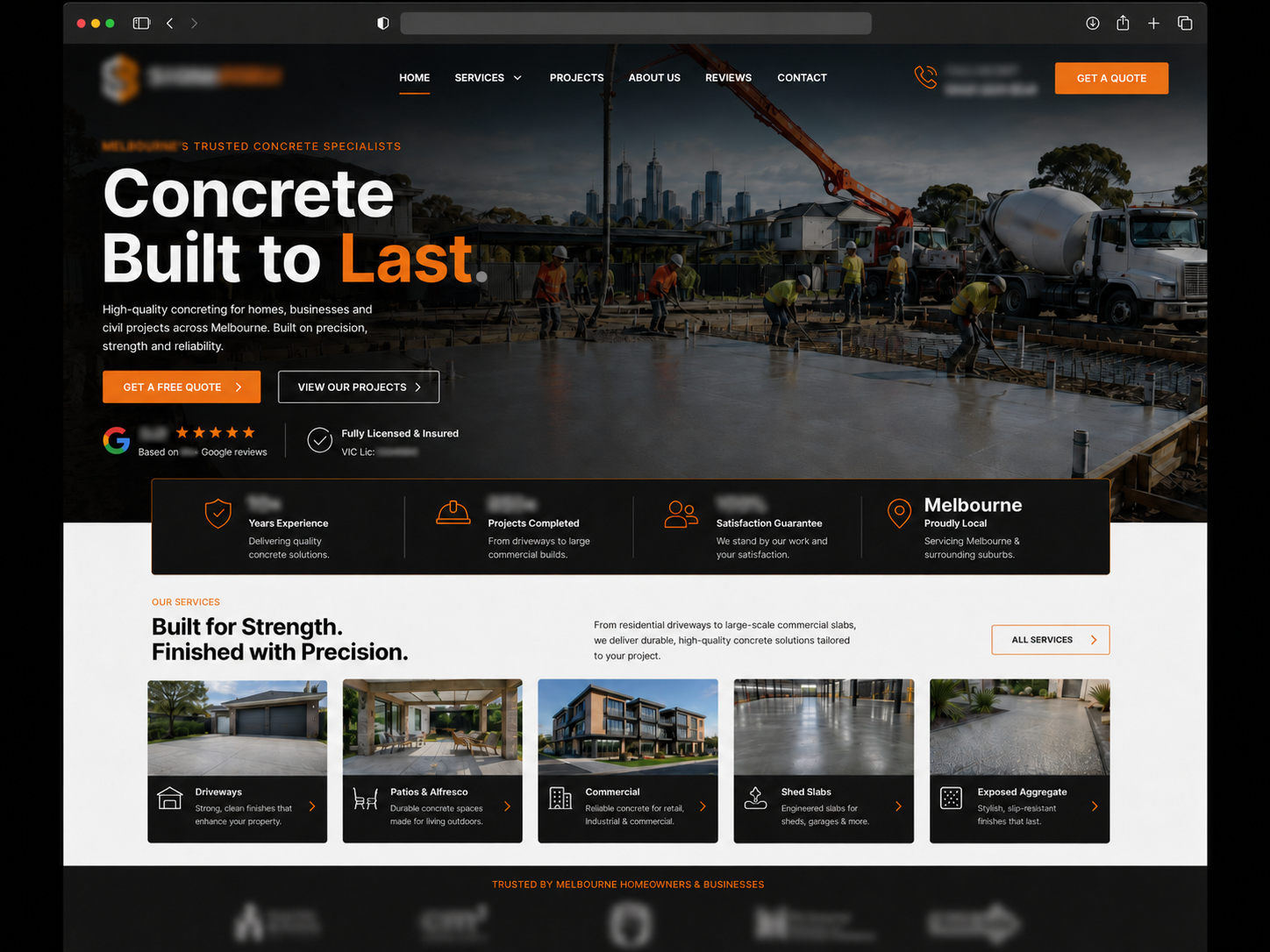 Client website preview